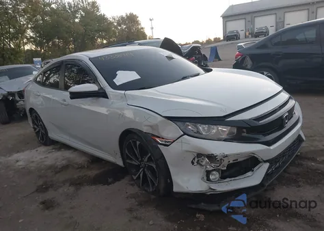 2019 Honda Civic Si из США, поврежденный, VIN 2HGFC1E52KH704065